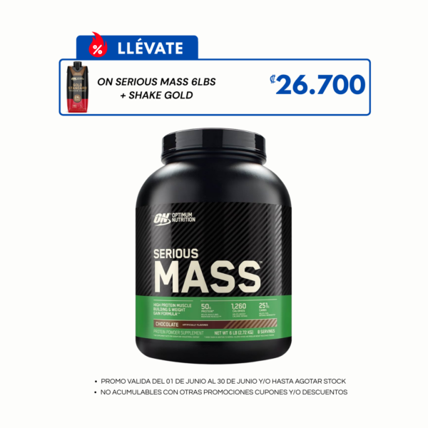 ON SERIOUS MASS 6LBS+ SHAKE GOLD