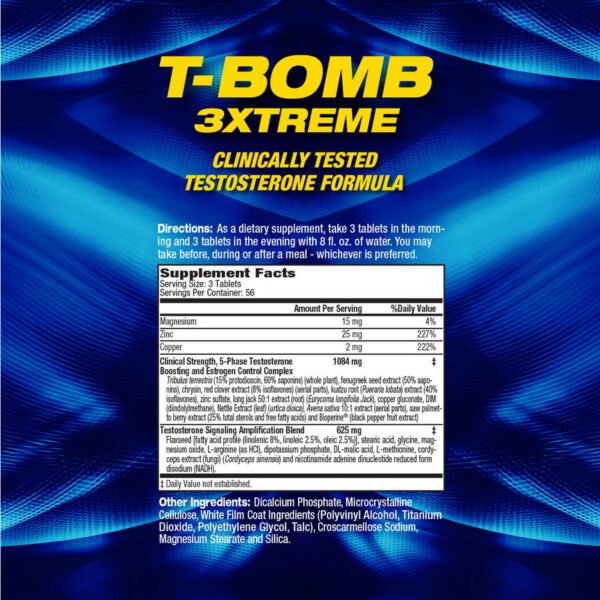 T-BOMB 3XTREME – MHP (168 TABLETAS - Imagen 2