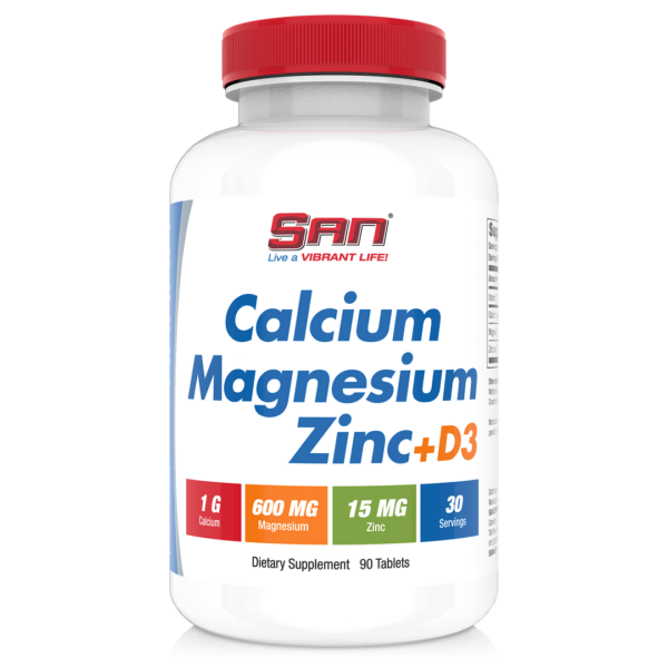 Calcio Magnesio Zinc +D3 – SAN (90 cápsulas)