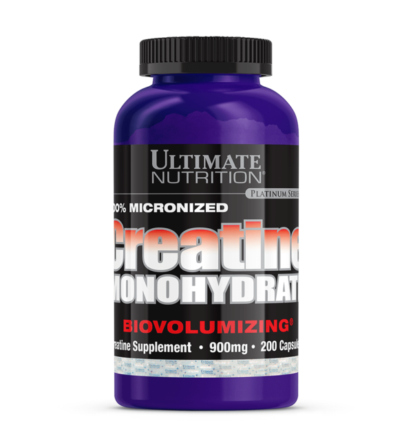 Creatina Monohidratada Micronizada – Ultimate Nutrition (200 cápsulas)